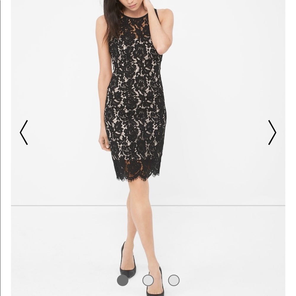 LACE SHEATH DRESS